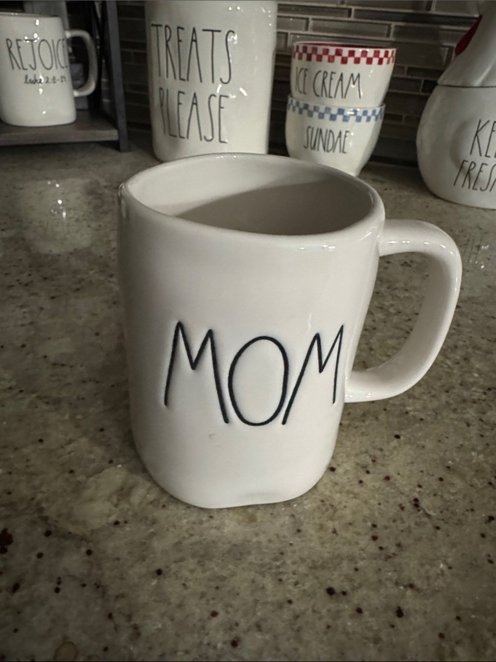 MOM Ceramic Coffee Mug - White